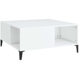  Stolić za kavu bijeli 80 x 80 x 36 5 cm od konstruiranog drva | shoptok.hr