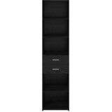  Highboard Crni hrast 45 x 42,5 x 185 cm Konstruirano drvo | shoptok.hr
