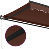 Tenda na ručno uvlačenje smeđa 450 x 350 cm | shoptok.hr