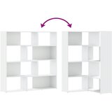  Kutni regal za knjige s 4 razine bijeli 85 x 85 x 140 cm drveni | Eponuda.com