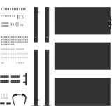 vidaXL Vrtna vrata Crna 100 x 125 cm Čelik s praškastim premazom | shoptok.hr