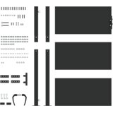 vidaXL Vrtna vrata Črna 100 x 125 cm Jeklo s prašnim premazom | Shoptok.si