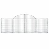  Lučne gabionske košare 9 kom 200x30x60/80 cm pocinčano željezo | shoptok.hr
