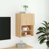 TV ormarić s LED svjetlima boja hrasta sonome 40 5x30x60 cm | shoptok.hr