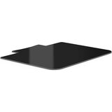 eurokraft pro Nakladalna površina za voziček, ŠxG 450 x 500 mm, intenzivno črne barve RAL 9005, z luknjami | Shoptok.si
