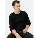 Koton Slim Fit Sweater Knitwear Textured Collar Detailed Long Sleeve | Shoptok.si