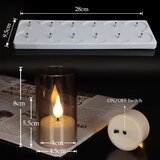 ZIYOUDOLI 12 polnilnih LED čajnih svečk z daljinskim upravljalnikom in časovnikom | Shoptok.si