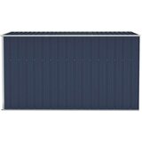 vidaXL Vrtna lopa antracitna 118x288x178 cm jeklo | Shoptok.si