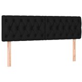  Krevet box spring s madracem LED crni 140x200 cm od tkanine | shoptok.hr