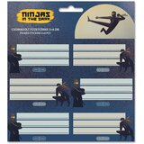 Ars Una Ninjas in the dark zavite nalepke za zvezke 3x6 kosov | Shoptok.si