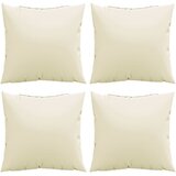  Jastuci za sofu 4 kom krem 50 x 50 cm od tkanine | Eponuda.com