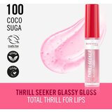 Rimmel London Thrill Seeker Glassy Gloss sijaj za ustnice za večji volumen odtenek 100 Coco Suga 10 ml | Shoptok.si