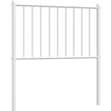 Maison Chic kovinsko posteljno vzglavje - vzglavna omarica - nočna omarica belo 75 cm, (21704887) Cene