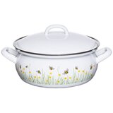 RIESS kozica s pokrovom Bee 2cm, 2l, dvojni ročaj, emajl | Shoptok.si
