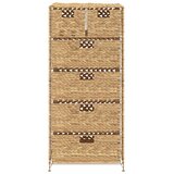 Ormarić za pohranu sa 6 košara od vodenog zumbula 47 x 37 x 100 cm | shoptok.hr