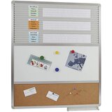EICHNER večnamenska univerzalna tabla, širina 705 mm, načrtovalna, bela in oglasna tabla | Shoptok.si
