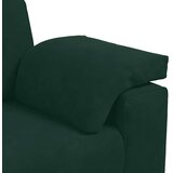  Dvodijelni set sofa s jastucima, tamnozeleni baršun | Shoptok.si