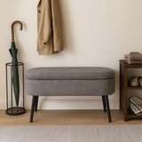Atelier Del Sofa Oslo Linen - Grey Grey Pouffe Cene