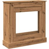 vidaXL Okvir za kamin artisan hrast 90x30x90 cm inženirski les | Shoptok.si