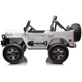 Lean_Toys Retro vojaško vozilo POWER JH102 bele barve 2x24V 4X90W | Shoptok.si