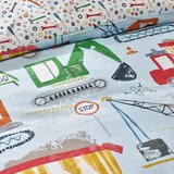 Catherine Lansfield Plava dječja posteljina za dječji krevetić 120x150 cm Digger Dreams – | shoptok.hr