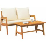 Bistro set 2 Komad Prirodna nafta Čvrsto drvo akacije | shoptok.hr