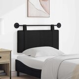  Držeće uzglavlje Zidne Jednobojno Crna 90 x 55 x 5 cm tkanina - Crna 80 cm bez LED svjetla | shoptok.hr