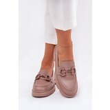 Boto Ladies Moccasins Eco Leather With Decorative Detail Khaki Seftass | Shoptok.si