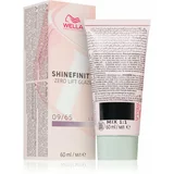 Wella Professionals Shinefinity Zero Lift Glaze demi-permanentna barva za lase odtenek 09/65 - Pink Shimmer 60 ml