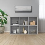 Ormarić za knjige / komoda siva boja hrasta 66x30x98 cm drveni | shoptok.hr