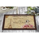 Lessentiel Maison PVC otirač Tour Eiffel Welcome, 45x70cm | ePonuda.com