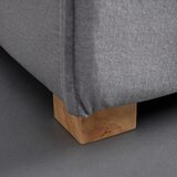Bessagi Home sedežna garnitura ava, svetlo siva, žamet | Shoptok.si
