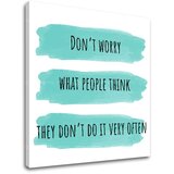  Slike na platnu sa tekstom dont worry (moderne slike sa) | ePonuda.com