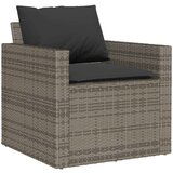 vidaXL 6-dijelni set vrtnih sofa od poliratana s jastucima sivi | shoptok.hr