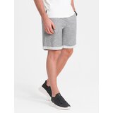 Ombre Men's LOOSE FIT melange fabric shorts - gray | Shoptok.si