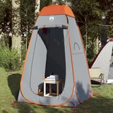 vidaXL Šator za privatnost sivo-narančasti prigodni vodootporni