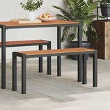  Vrtna klupa Smeđa 100 x 28 x 45cm Čelik | Eponuda.ba