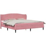  Krevetna konstrukcija Ružičasta 200 x 200 cm Baršun | shoptok.hr