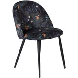 Venture Home Velvet blagovaonska stolica, crna, set od 2 Slike