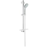 Grohe 27266001 Euphoria 110 Mono Chrome tuš set: ručni tuš, usponska šipka za tuš, Silverflex crevo za tuš i Easyreach polica | ePonuda.com