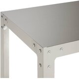  Stol za presađivanje 100 x 40 x 80 cm Nehrđajući čelik Srebrna | shoptok.hr