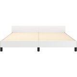  Okvir za krevet s uzglavljem bijeli 180x200 cm od umjetne kože | shoptok.hr