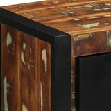 vidaXL Nočna omarica Multicolor 40x35x40 cm Masivni les Reclaimed | Shoptok.si
