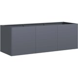  Žabica za biljke antracit boje 120x40x40 cm hladno valjani čelik | shoptok.hr