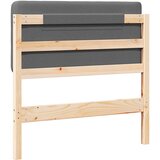  Tapecirani uzglavlje s uzglavljem Smeđa i svijetlosiva 75 cm | shoptok.hr