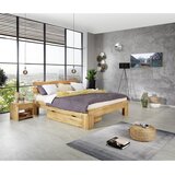 XXXL futonska postelja malu, 140x200, masiven hrast | Shoptok.si