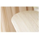 House Nordic Kremno bela/v naravni barvi stranska mizica s kamnito mizno ploščo 40x130 cm Larvik – | Shoptok.si