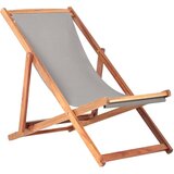 Bonami Essentials Siv/v naravni barvi vrtni ležalnik iz masivnega lesa Dionysus – | Shoptok.si