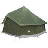 Tipi šator s krovom Maslinastozelena 400 x 400 x 250 cm | shoptok.hr