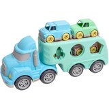 Truck Tow Educational Sorter With Cars Blocks Pastel BIO Plastic | Shoptok.si